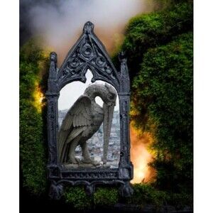 Gothic Archway Magnet - Notre-Dame Cathedral Stone Pelican